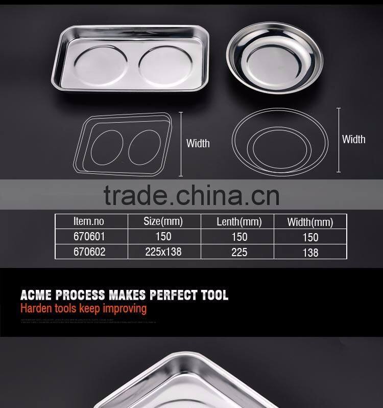 Stainless Steel Professional Round Magnetic Tray