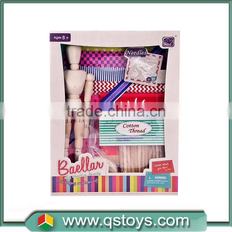 new design girl painting toy sewing set