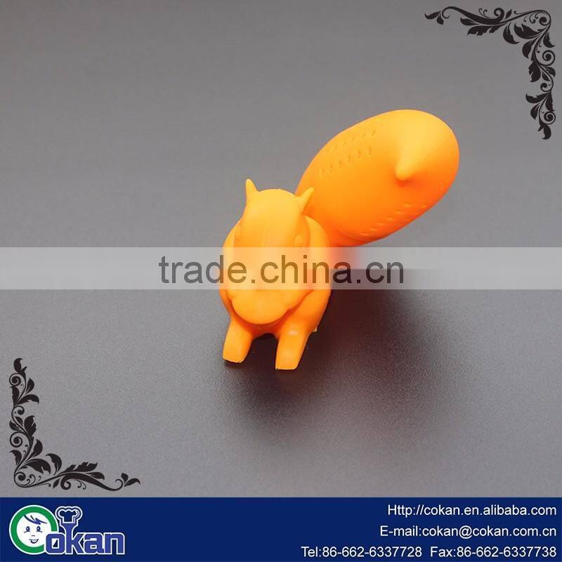 Fashion Latest Style Silicone Squirrel Tea Infuser