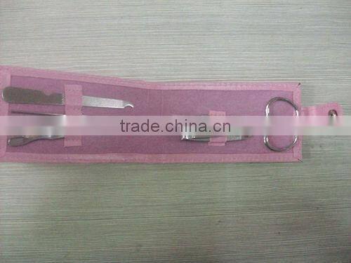 5pcs wallet typed gifts stainless steel Manicure Set/Beauty Set/Beauty Kit metal category