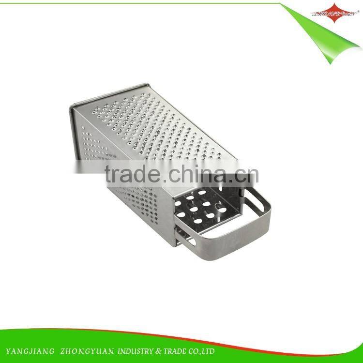 ZY-N5006 good quality 9 inch 4 sides grater full stainless steel grater