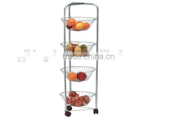 125-43 3-tier storage shelf with dipped plastic finishing