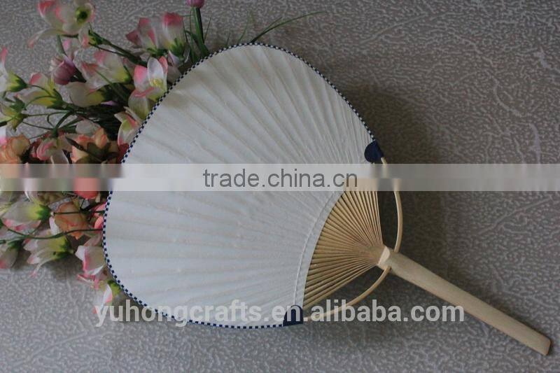 OEM excellent creative design round paper fan with printing