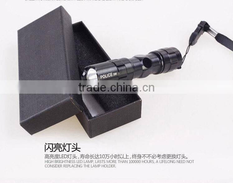 Promotion 91% off Best Quality Aluminum alloy Watwaterproof Mini LED Flashlight long distance police torch