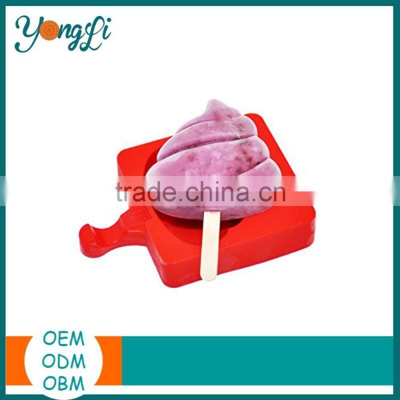 Best Selling 100% Food-Grade Easy-Clean Silicone Ice Lolly Moulds