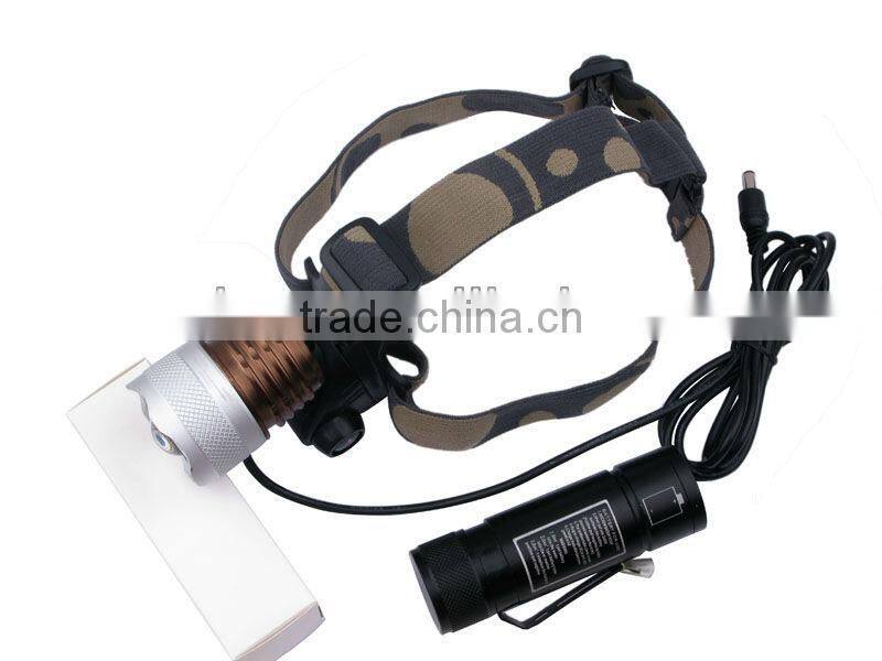 DR-818 XM-L T6 LED 3-Mode 800LM High Power Zoom Focus Headlamp and headlight