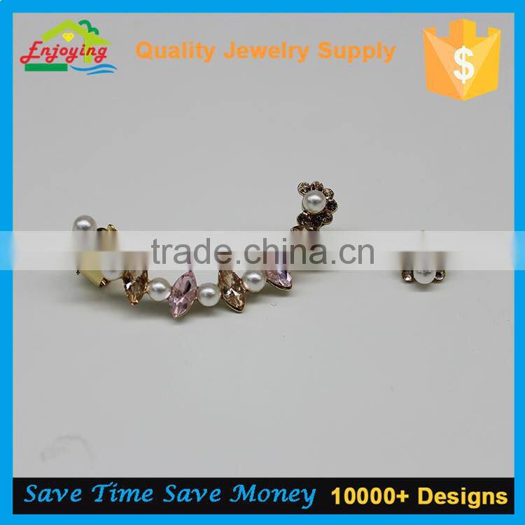 2017 Fashion Shiny Zircon Earring, Micro Pave Semi Earring For Women Party