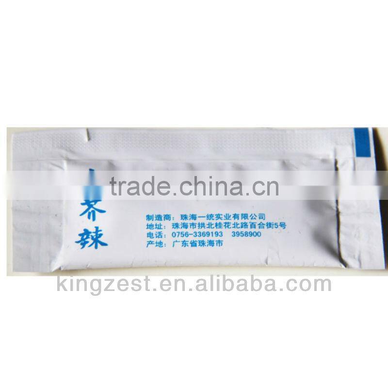 10g sachet wasabi paste for seafood