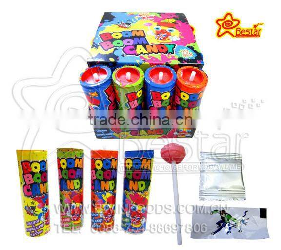 Colorful Heart Shape Fruity Flavor Lollipop
