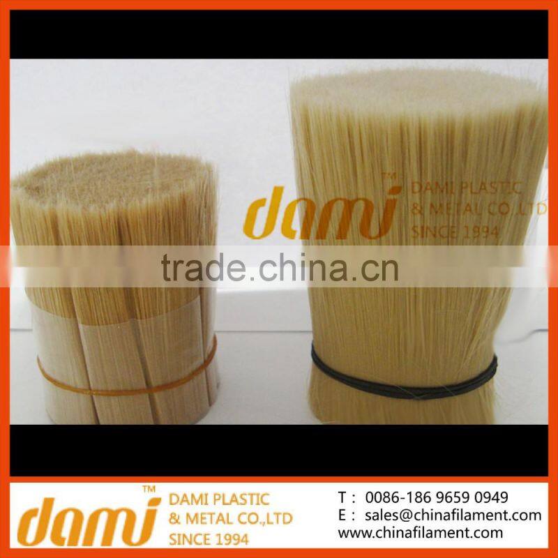 PBT,PET HOLLOW AND TAPERED FILAMENTS,ONE SIDE TIPPED AND FLAGGED FILAMENTS