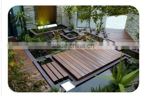 Composite Outdoor Strand Woven Bamboo Decking in Dark Chocolate Color -KE-OS0823