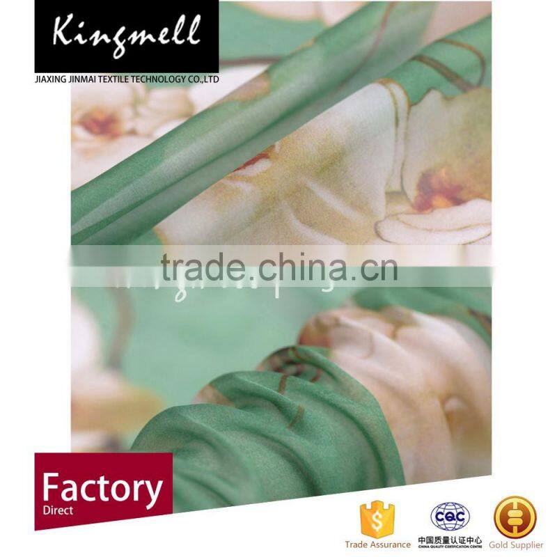 2016 design for fashion women garment /dress silk linen blended fabric