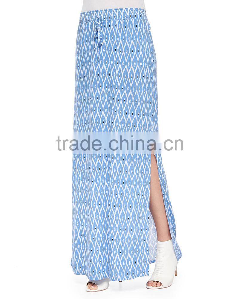 long skirt for women latest long skirt design printed skirt high side slit