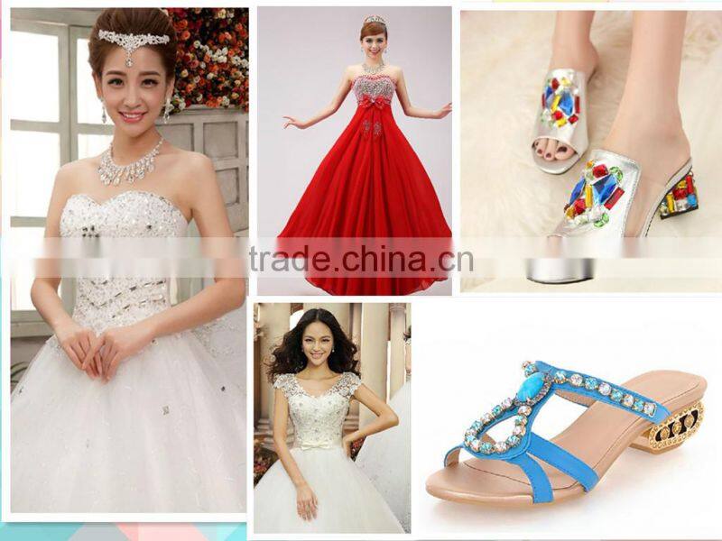 shining oval bicone crystal button beads with two holes