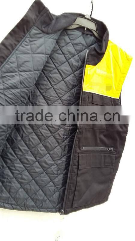 Autumn men padded cotton vest and hot design beauty vests for sale stocklot garments