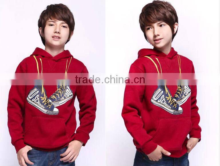 Hot selling children wear korean snowboard tall hoodies