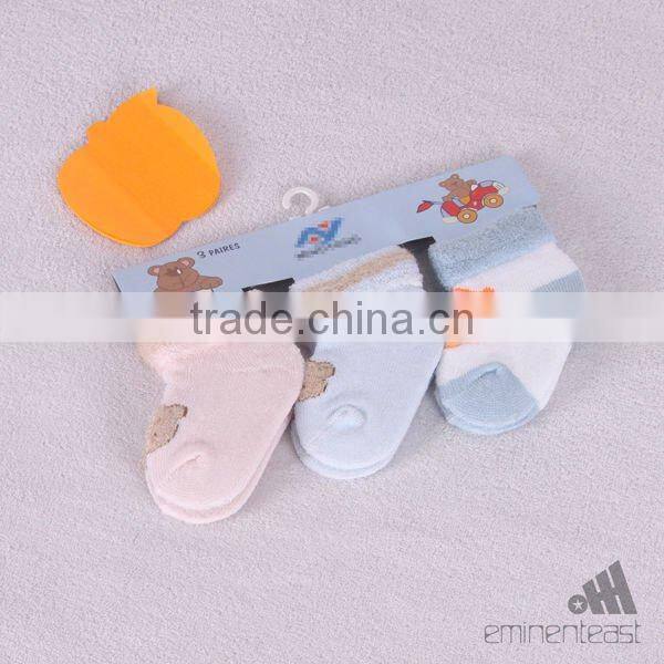 Plain knitted babi sock