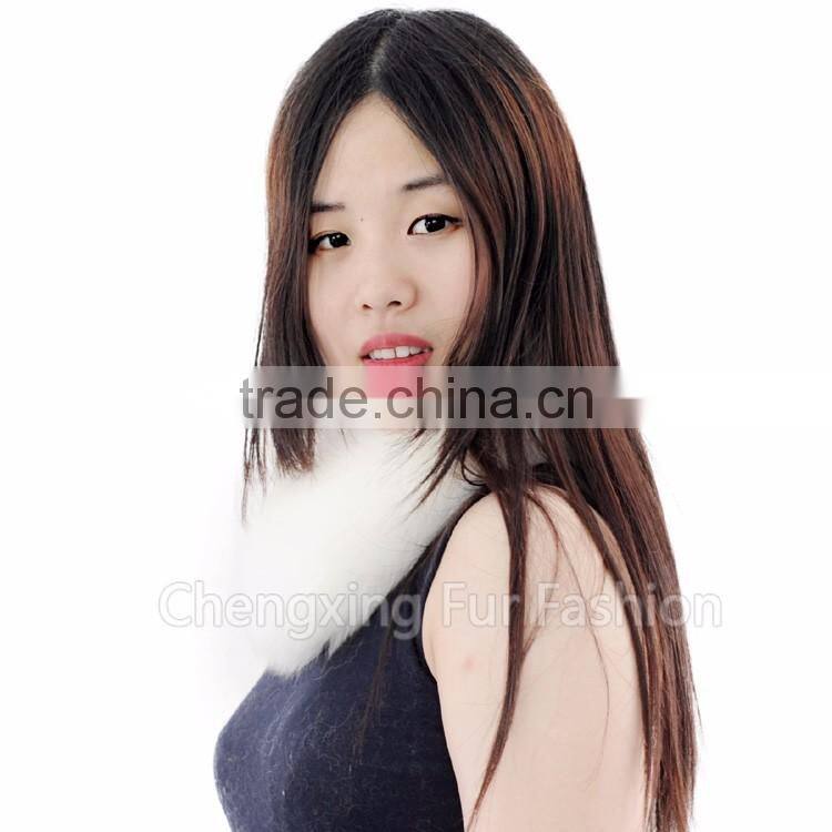 CX-A-12 Super Quality Chengxing Genuine Fox Fur Detachable Collar