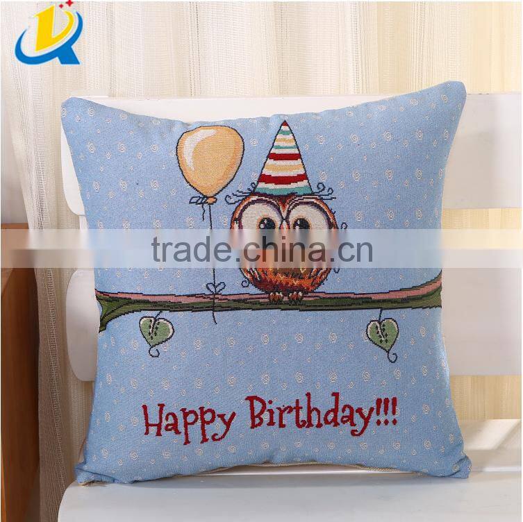 wholesale cotton owl cushions cushion covers tapestry pillows