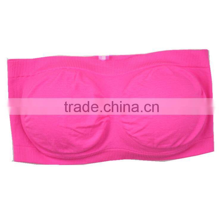 girl sexy tube bra padded tube top strapless bra for women underwear