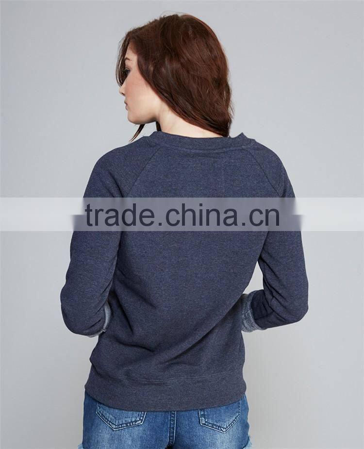 Custom quality 100 cotton crew neck sweatshirt wholesale sweatshirts