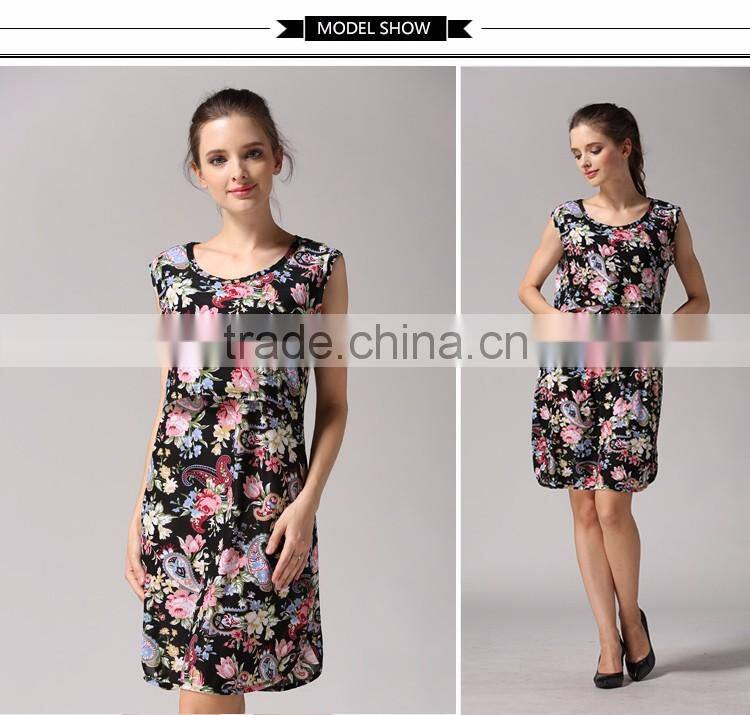 Maternity clothing breathable nursing dress breastfeeding clothing