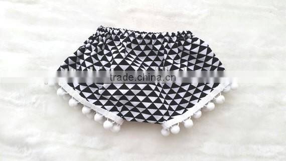 Plain weave cotton bloomer lace frontals ruffle diaper cover newborn to 24 month baby wear