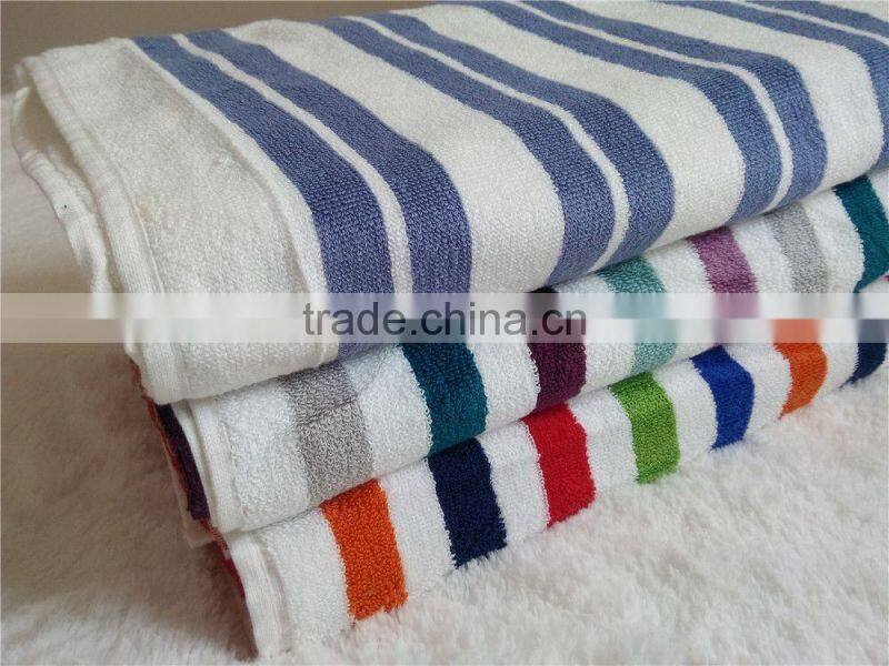 Custom brand jacquard woven logo bath towels