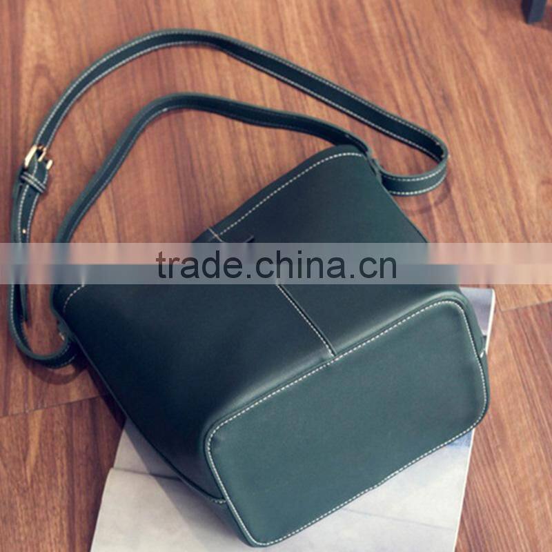 2017 Fashion Women Shoulder Bag Leather Handbags High Quality Large Ladies Bucket Shoulder Bags