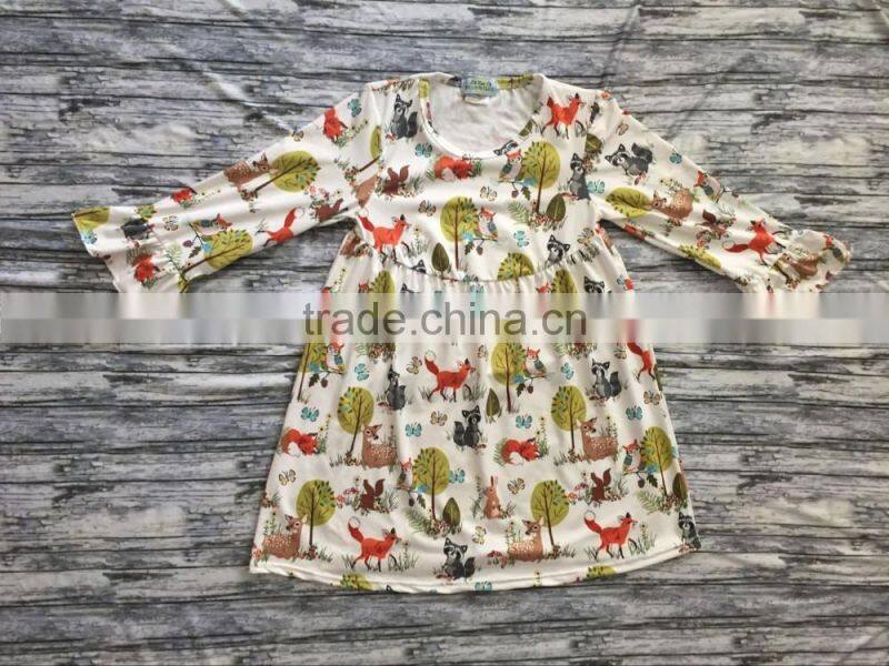 Cartoon Halloween Girls Clothing Sets of Printed Long Sleeve Baby Wholesale outfit Clothes