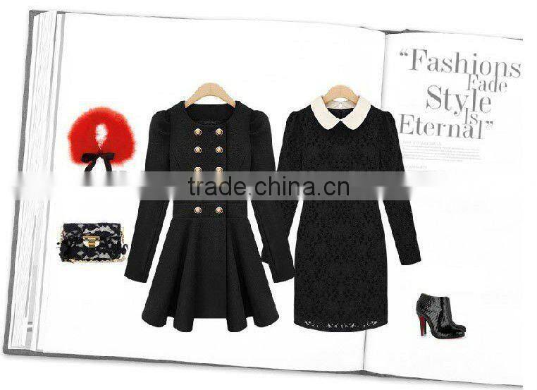 Elegant Latest Winter Lady Fashion Dresses