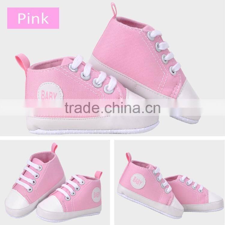 Hot sale casual sport baby canvas shoes