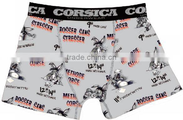 men's underwear with Sublimation printing