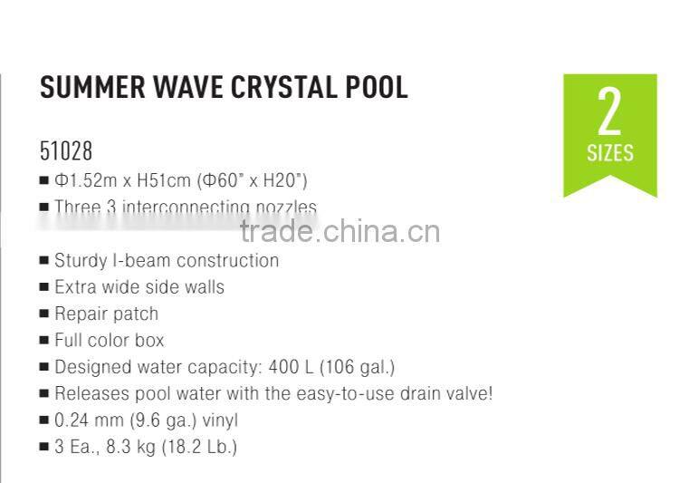 Bestway 1.52 m x H51cm Crystal Pools