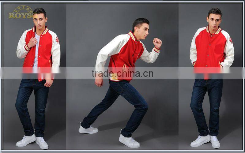 Customize Custom Made Man American Baseball Bomber Cheap Varsity College Wholesale Team Football Fashion School Uniforms Jackets