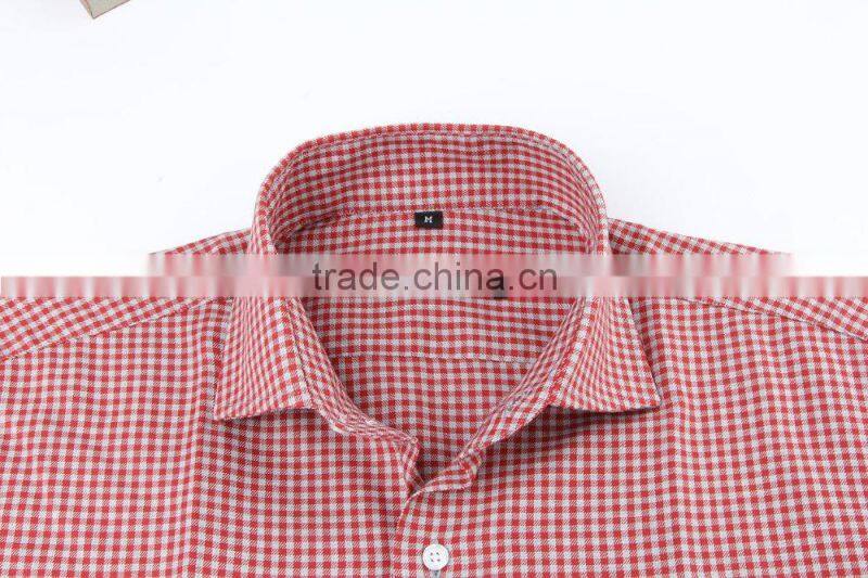 2017 design dress shirt men causal shirt flannel shirt spread collar