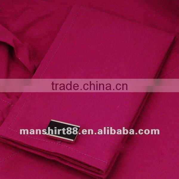 new slim fit french collar duouble cuff with cufflinks dress shirt for men