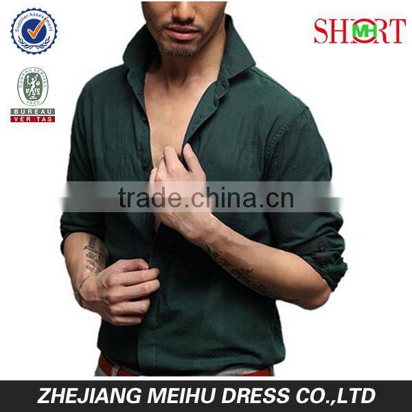 Hawaii Styling Men's Cotton Linen Blend Shirts Ultra Light Colorful Shirts