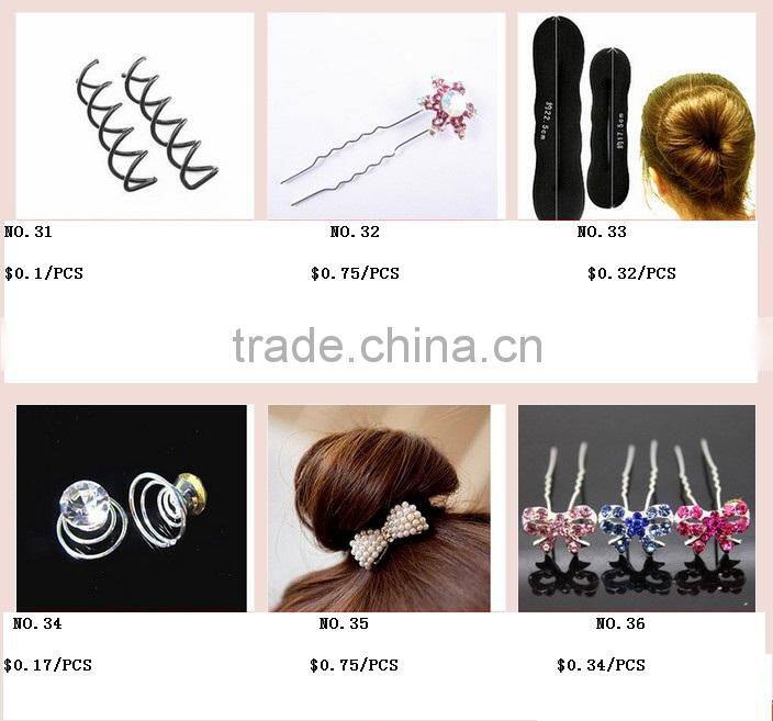 Czech Crystal Bridal Wedding Prom Hair Pins Clips