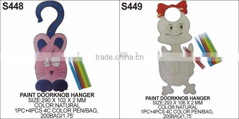 DIY Creative Door Hanger Tag, door knob memo hanger