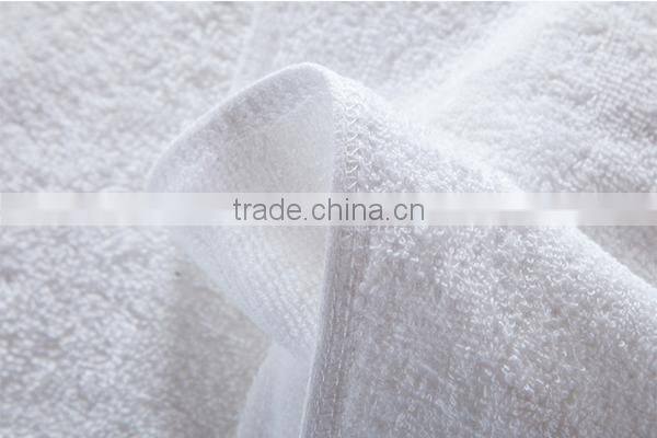 100% Cotton 16S 550gsm white plain design 70*140 hotel bath towel
