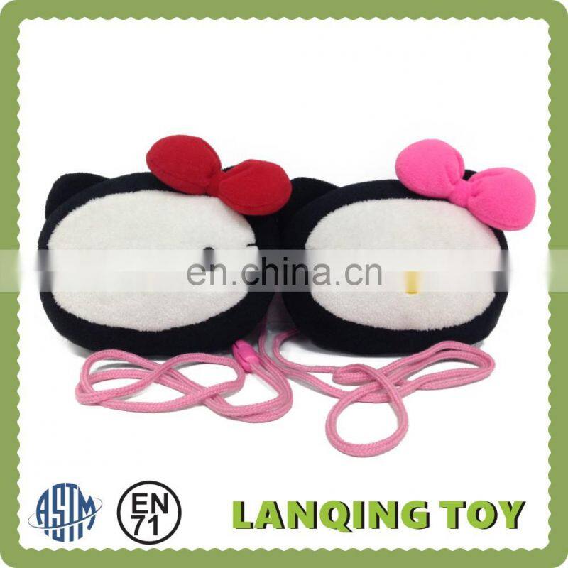 Plush Small Mini Fancy Animal Cat Coin Purse