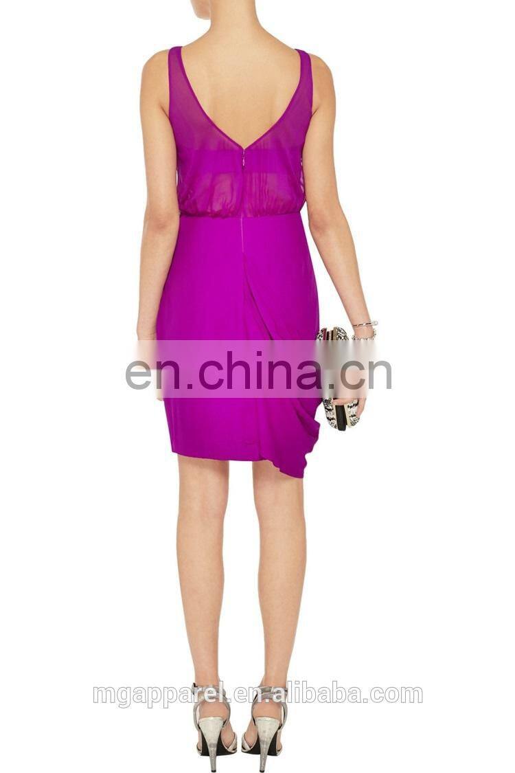 china fashion beads and sequin embellished silk chiffon dresses ladies sexy short mini dress