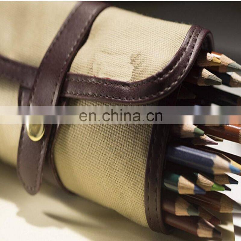 Rolling Folding Elastic Canvas Pencil Wrap