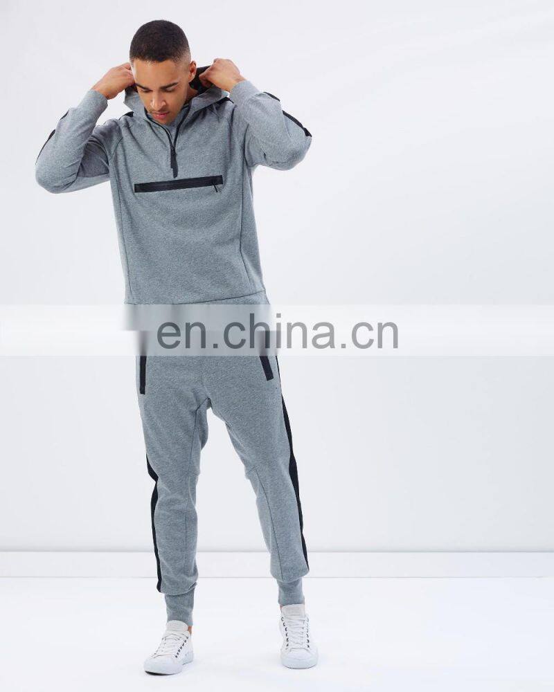 mens fleece track hoodie top bottoms jogging