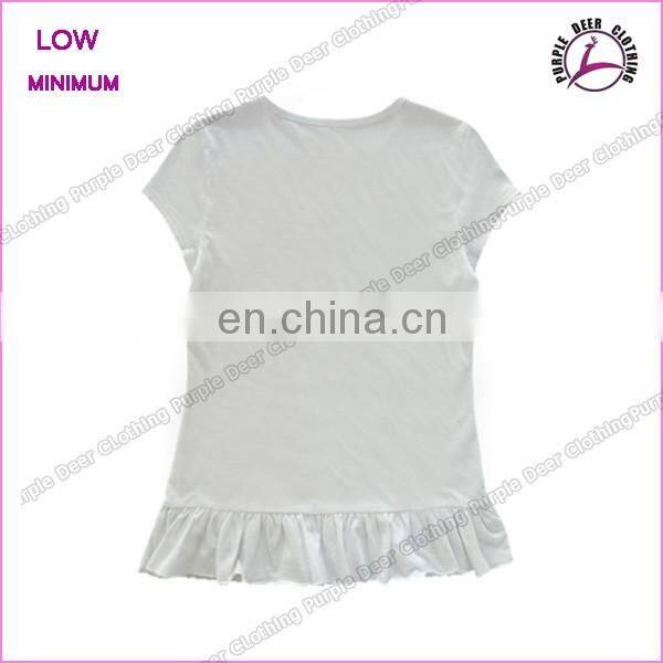 New Arrival 2016 Cotton Baby Girls T-shirts cute butterfly print kids shirts