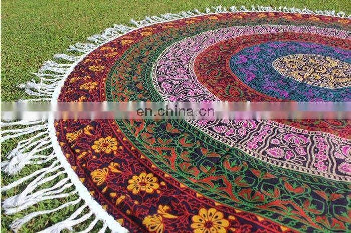 wholesale cheap reactive printing velour custom beach towels