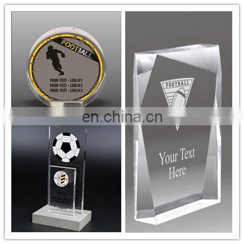 Custom promotional products acrylic trophy design , golf trophy designs, best selling trophy designs