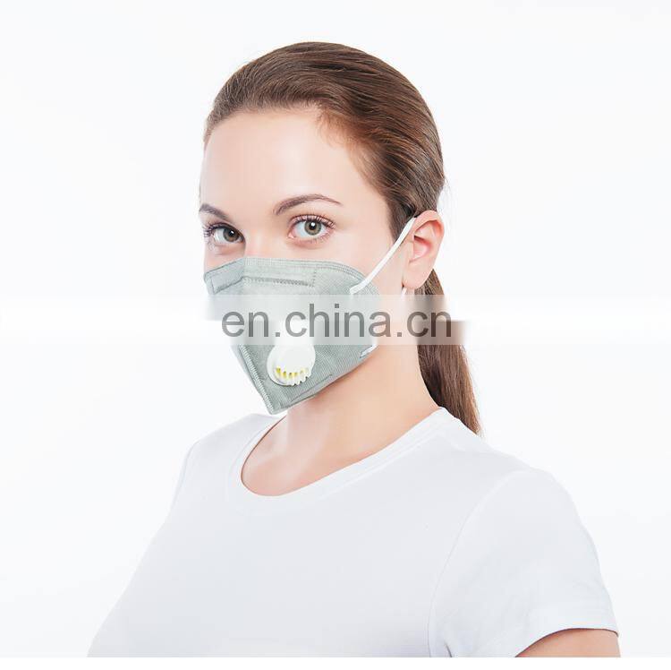 Odor-filtering Active Carbon Air Pollution Mask with Valve
