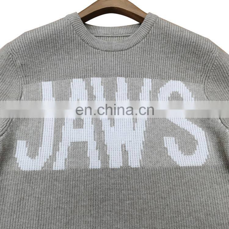 DiZNEW Wholesale 50%Acrylic 28%Polyester 22%Nylon Knit Jacquard Sweater Men